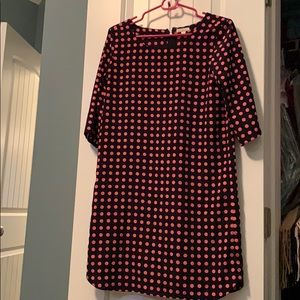 Gap Polka Dot 3/4 Sleeve Dress